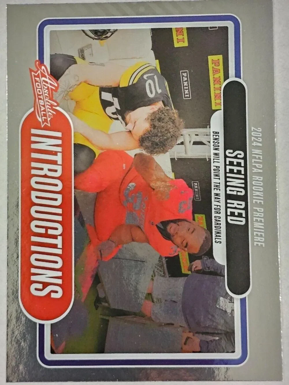 2024 Panini Absolute Football Rookie Premiere Introductions Seeing Red Treyenson